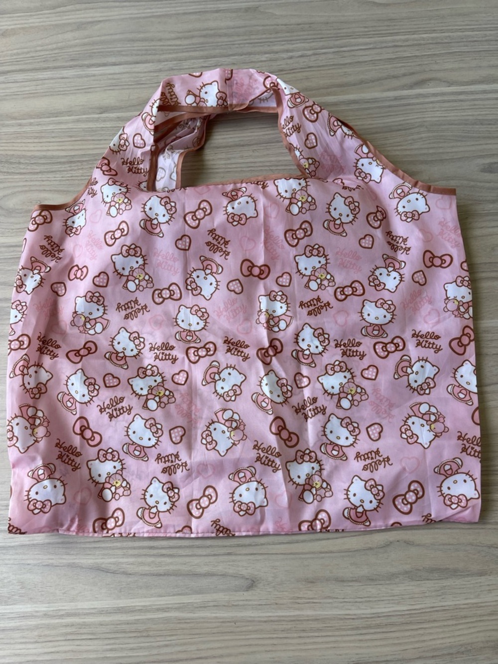 Hello Kitty Pink Foldable Shopper Tote